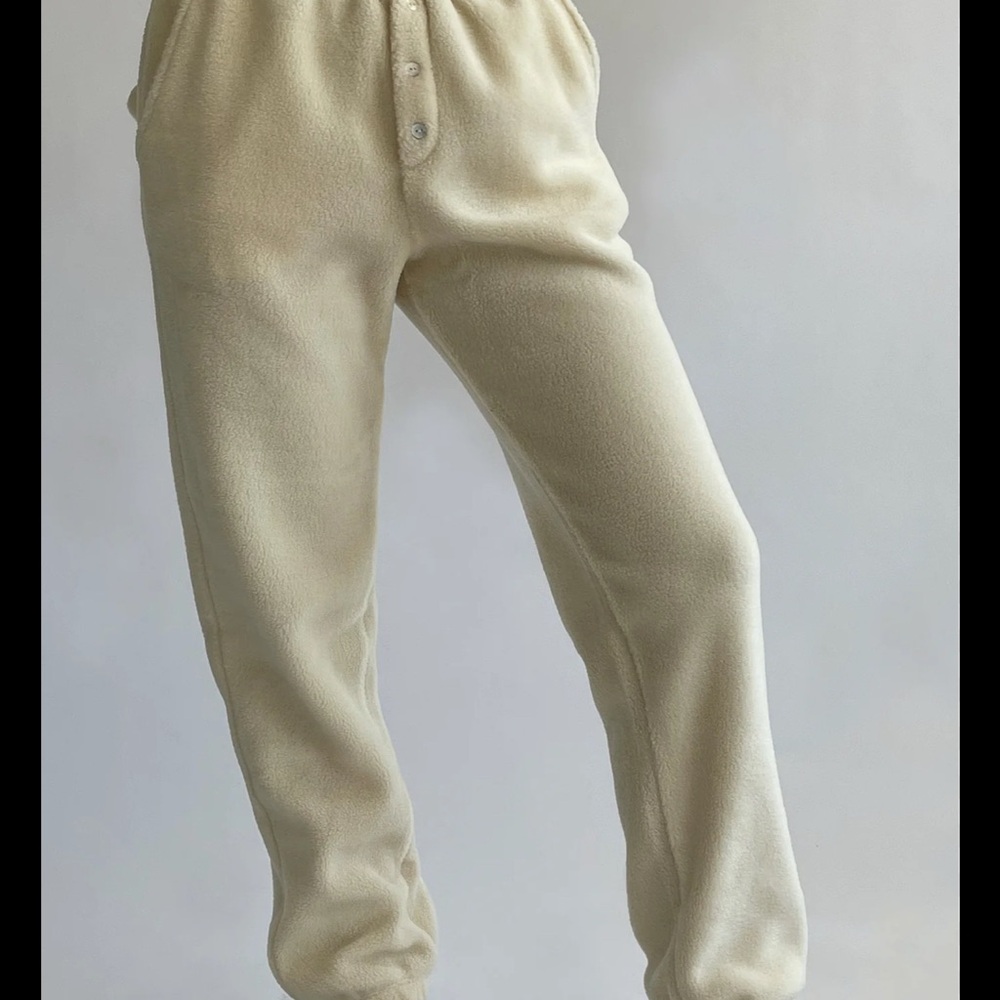 DONNI. Polar Fleece Joggers NWT